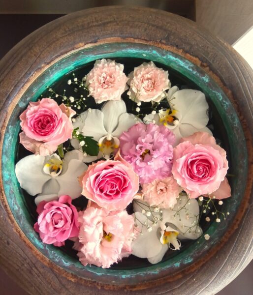 手水花